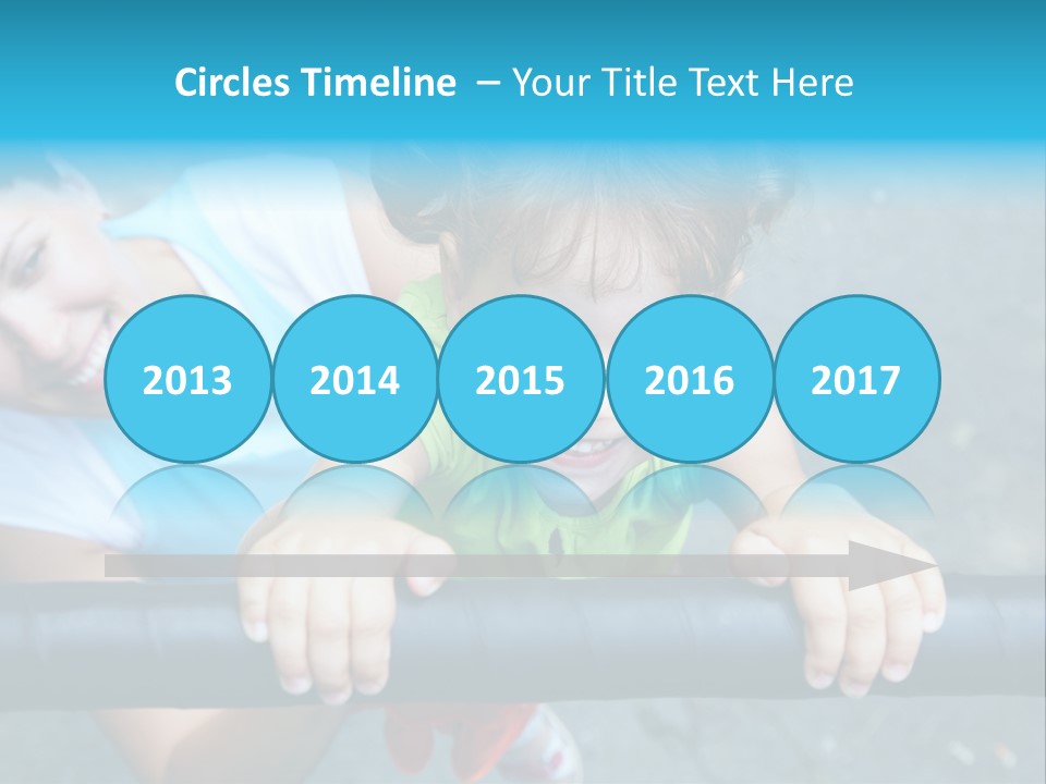 Friend Child Happy PowerPoint Template
