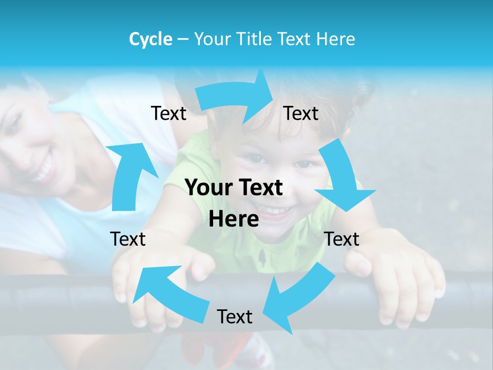 Friend Child Happy PowerPoint Template