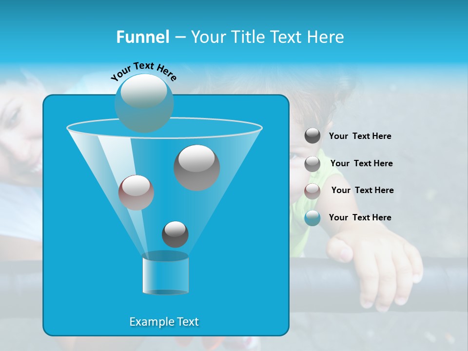 Friend Child Happy PowerPoint Template