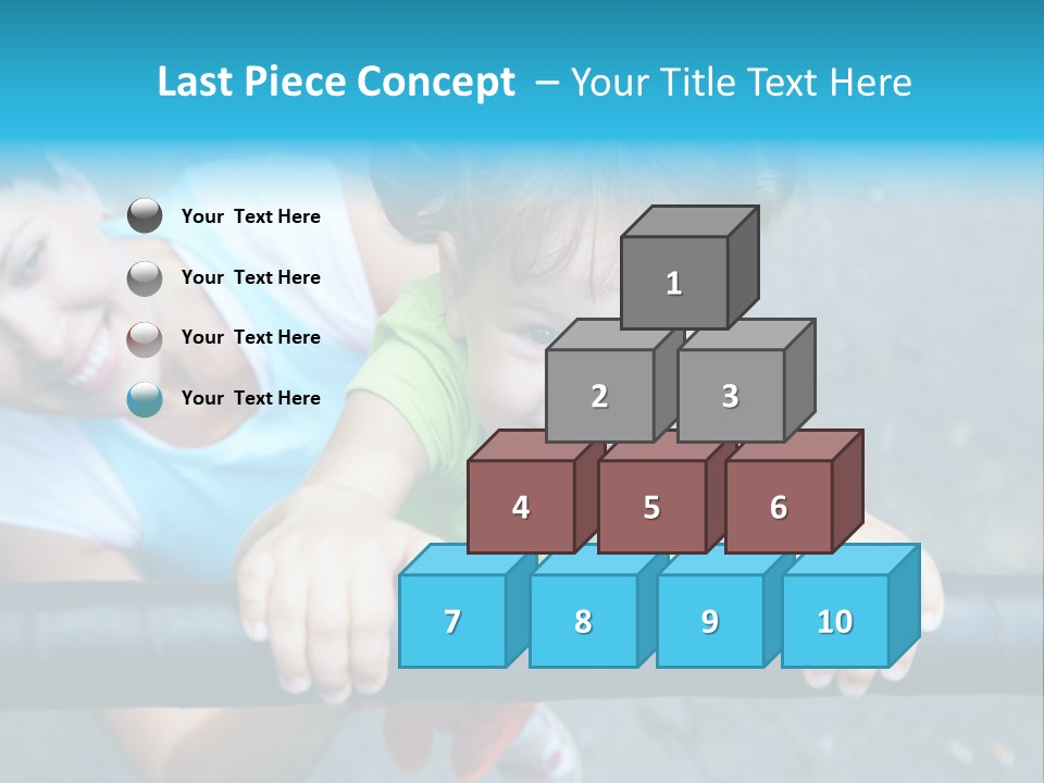 Friend Child Happy PowerPoint Template