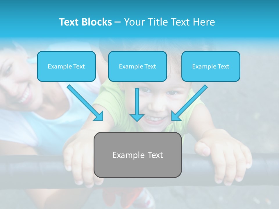 Friend Child Happy PowerPoint Template