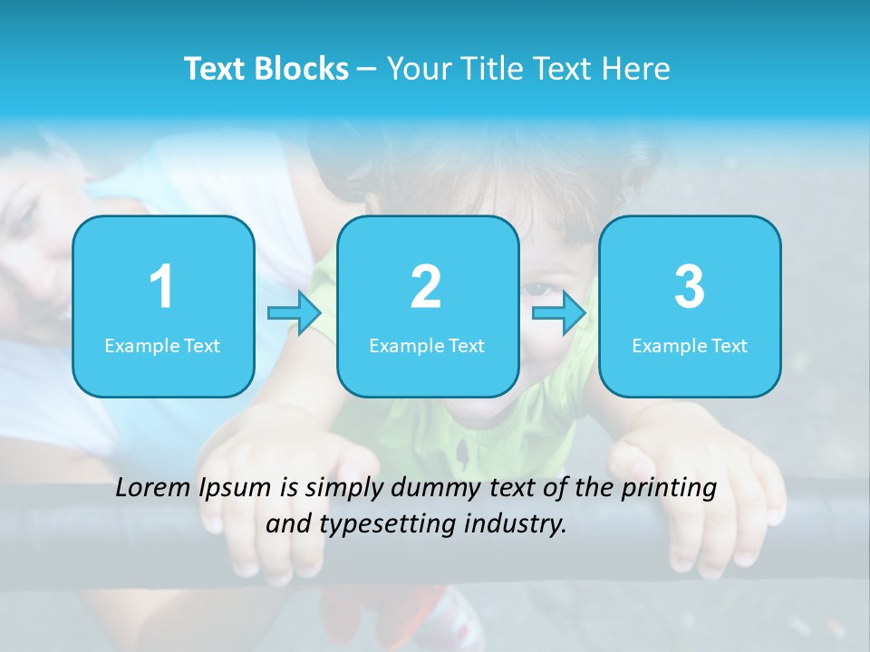 Friend Child Happy PowerPoint Template