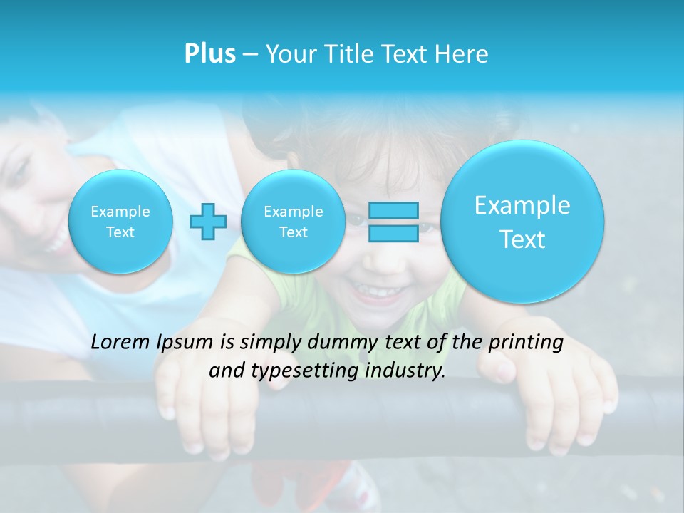 Friend Child Happy PowerPoint Template