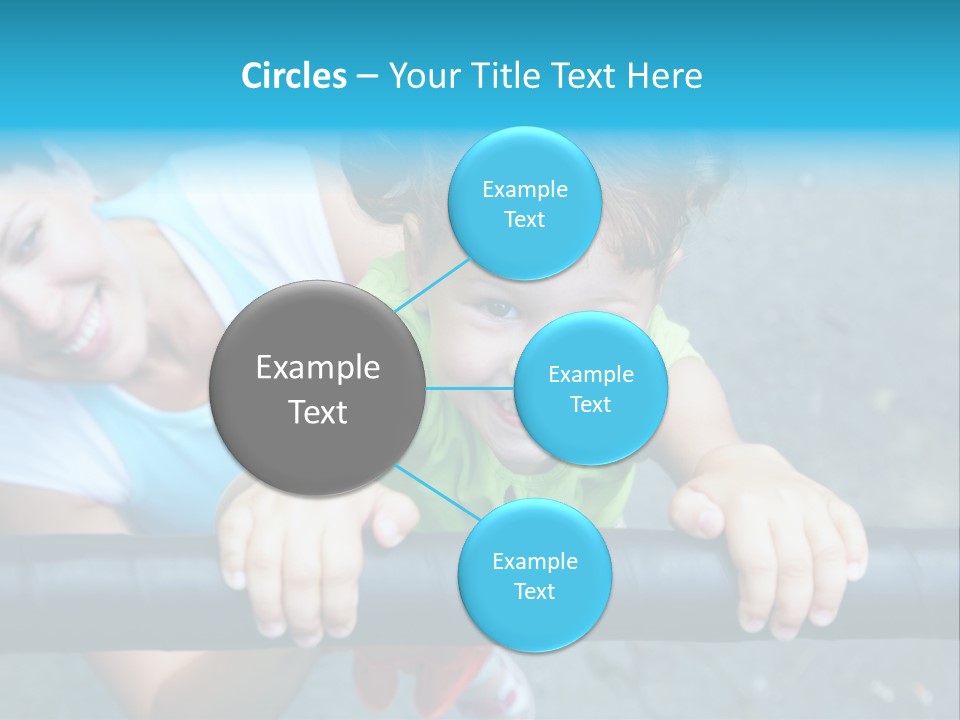 Friend Child Happy PowerPoint Template