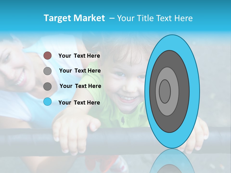 Friend Child Happy PowerPoint Template