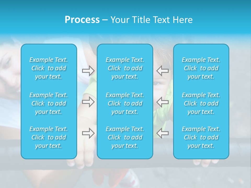 Friend Child Happy PowerPoint Template