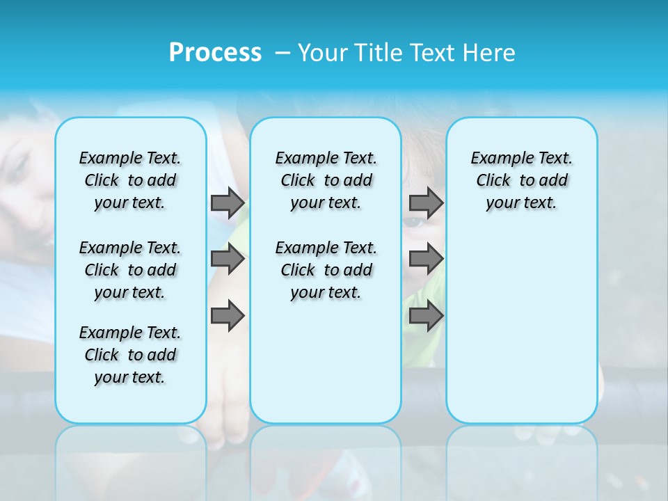 Friend Child Happy PowerPoint Template
