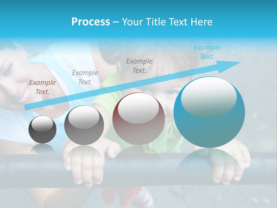 Friend Child Happy PowerPoint Template