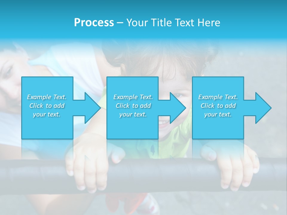 Friend Child Happy PowerPoint Template