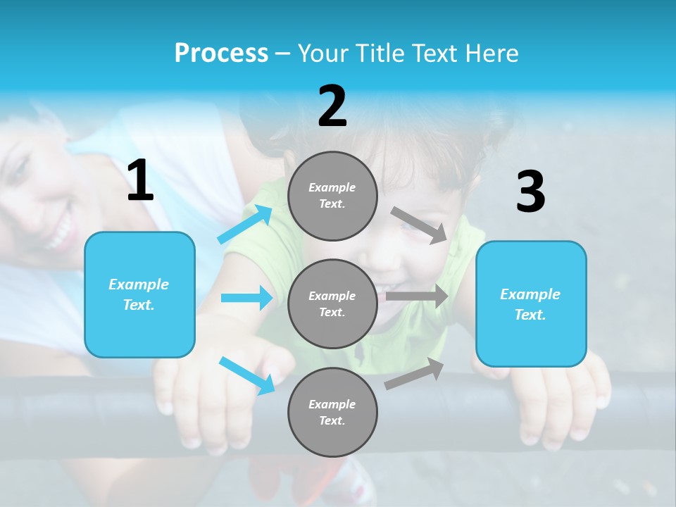 Friend Child Happy PowerPoint Template
