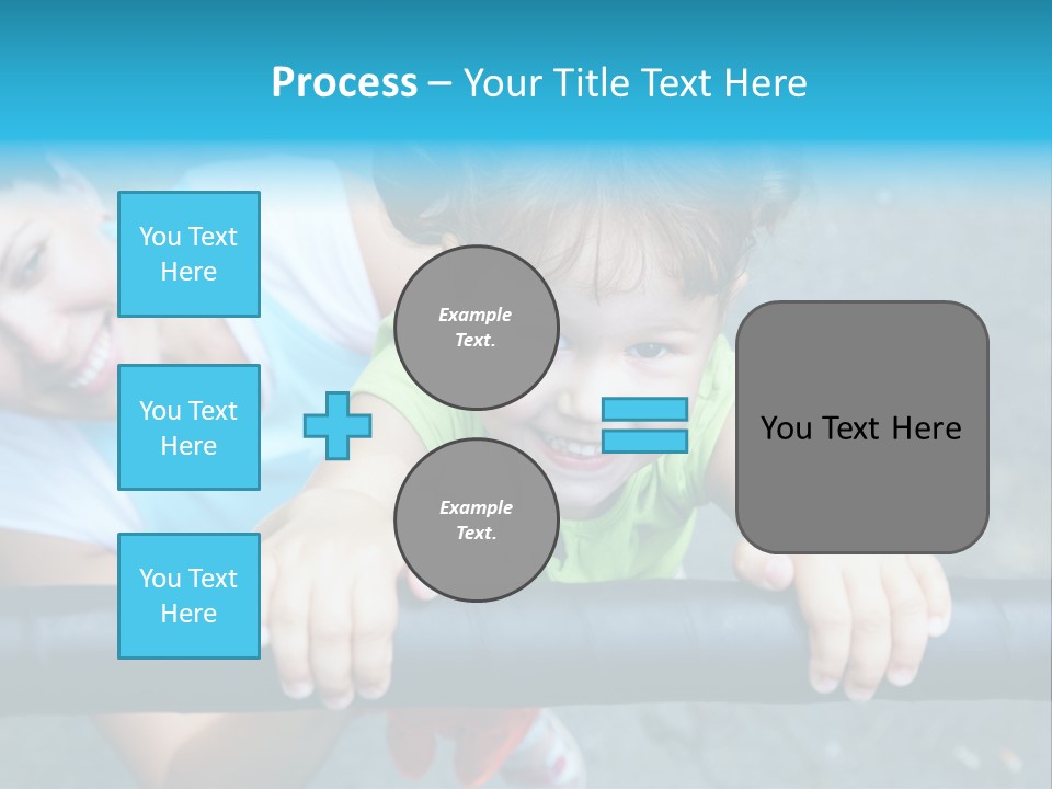Friend Child Happy PowerPoint Template