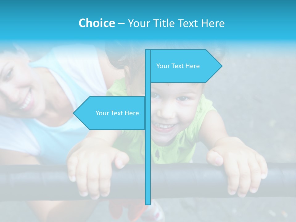 Friend Child Happy PowerPoint Template