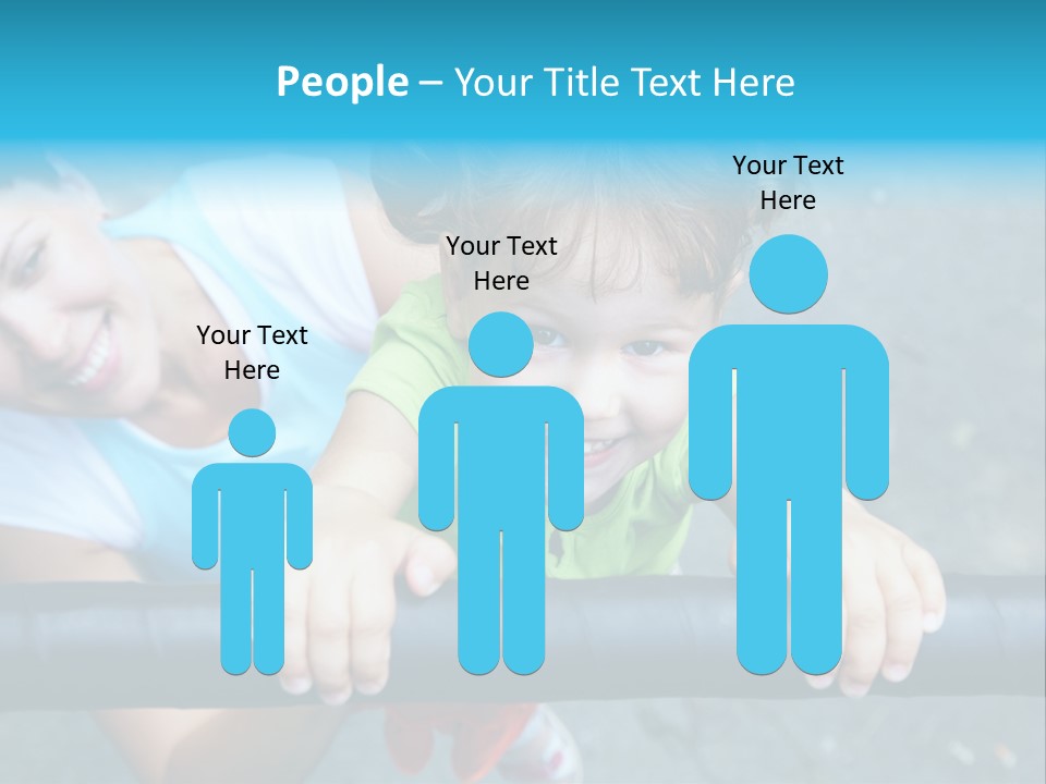 Friend Child Happy PowerPoint Template