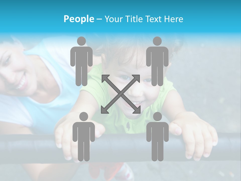 Friend Child Happy PowerPoint Template