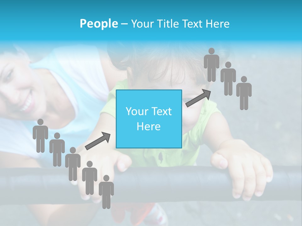 Friend Child Happy PowerPoint Template