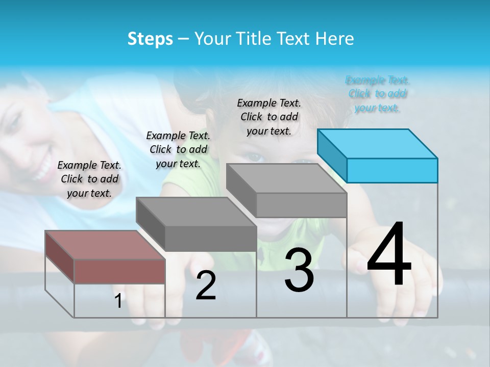 Friend Child Happy PowerPoint Template