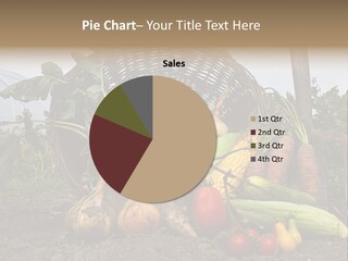 Ripe Food Basket PowerPoint Template