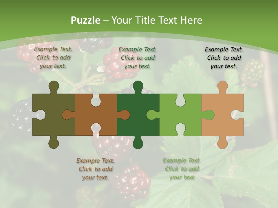 Macro Group Eating PowerPoint Template