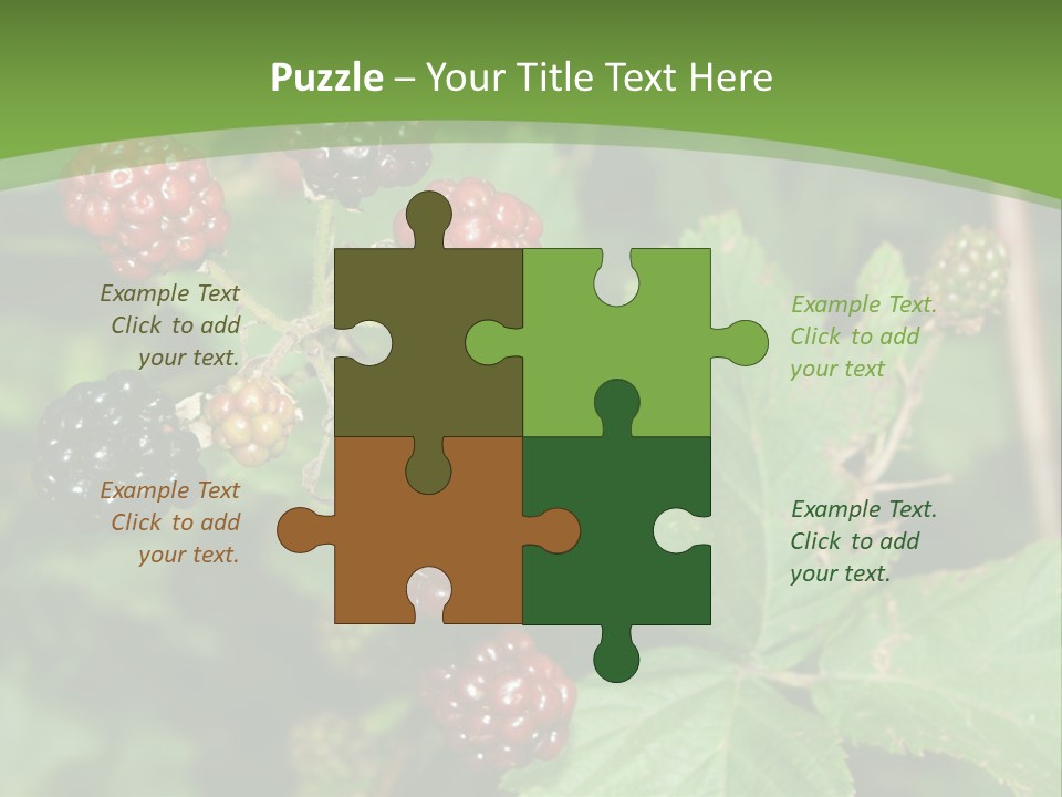 Macro Group Eating PowerPoint Template