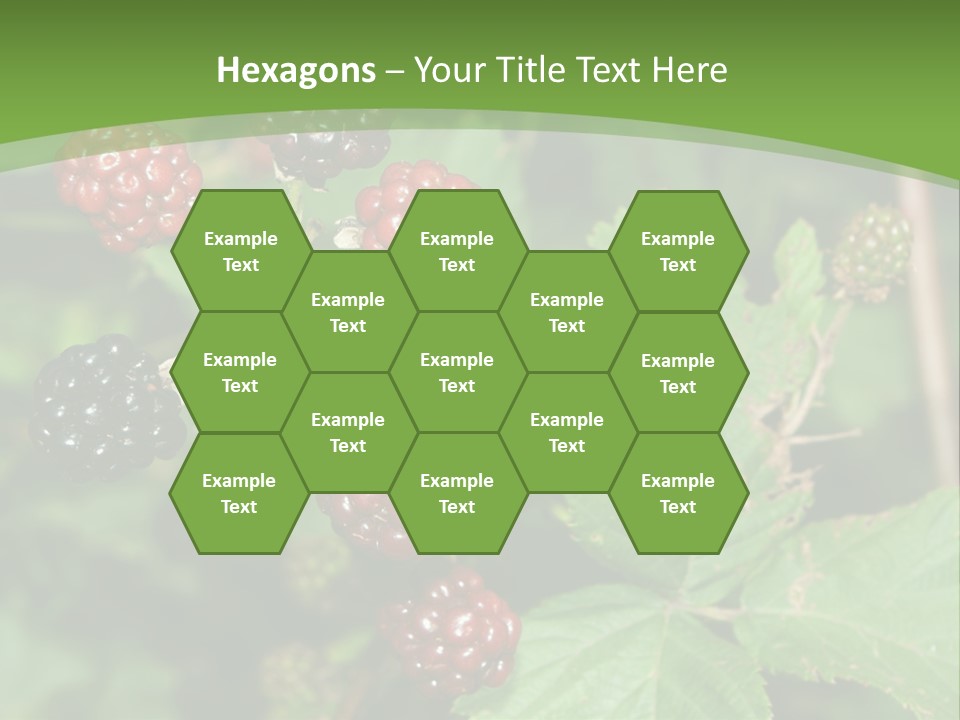 Macro Group Eating PowerPoint Template
