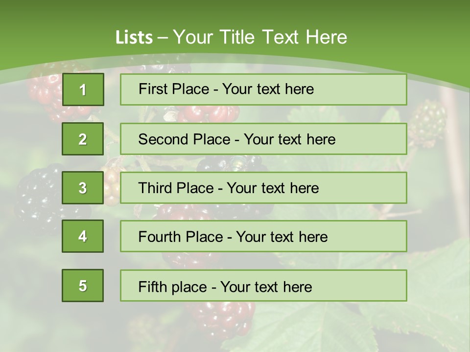 Macro Group Eating PowerPoint Template