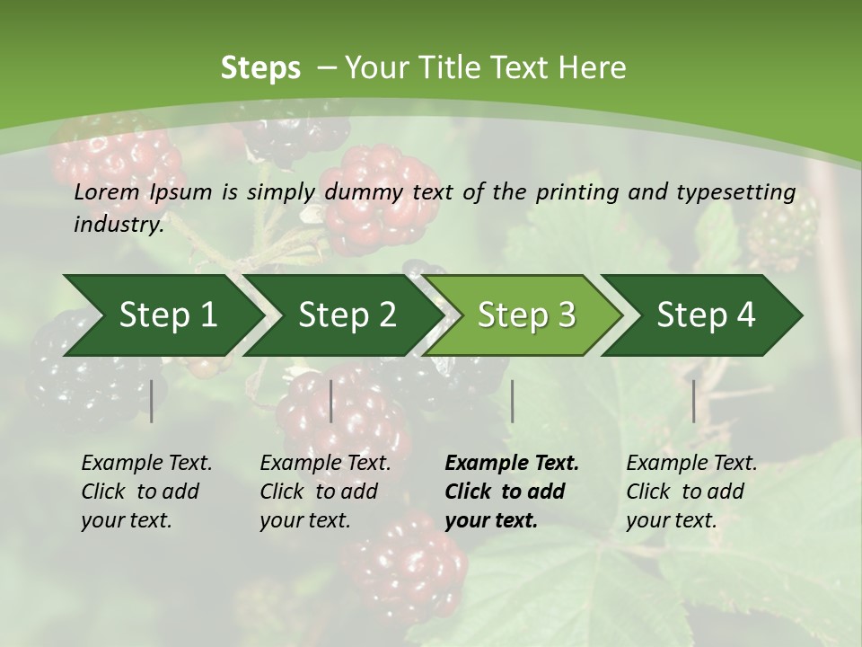 Macro Group Eating PowerPoint Template