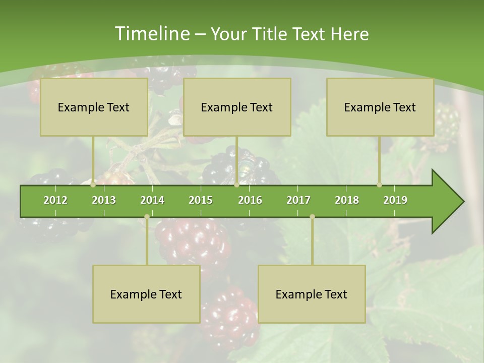 Macro Group Eating PowerPoint Template