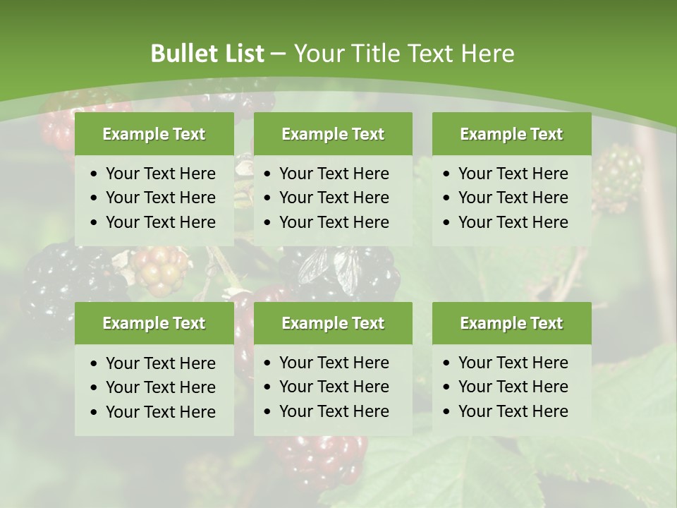 Macro Group Eating PowerPoint Template