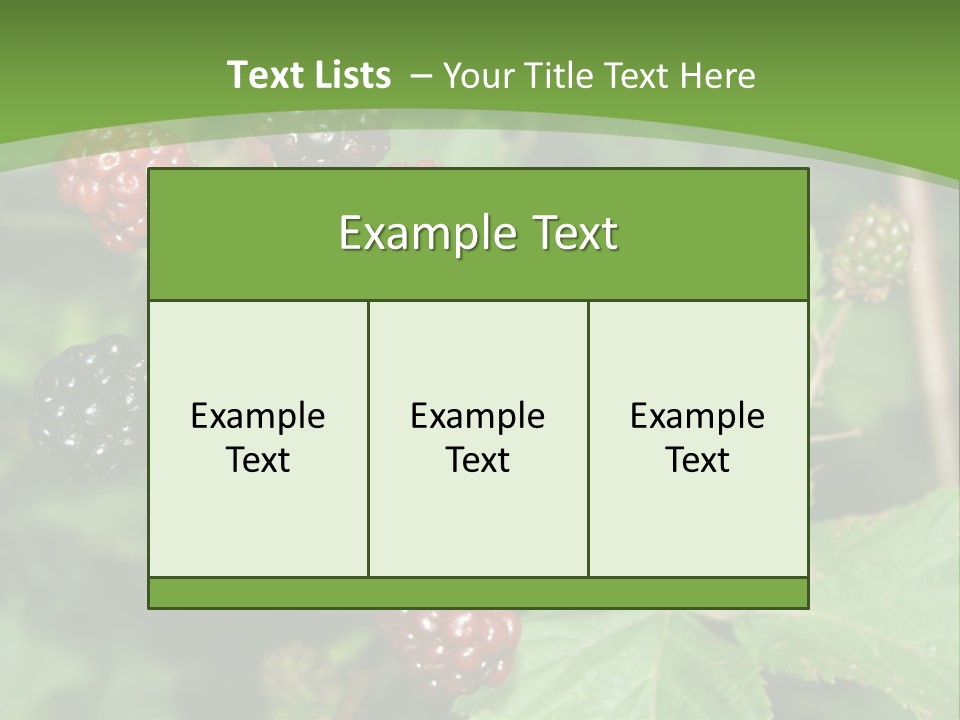 Macro Group Eating PowerPoint Template