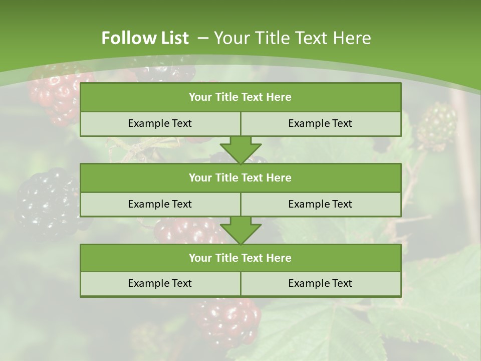 Macro Group Eating PowerPoint Template