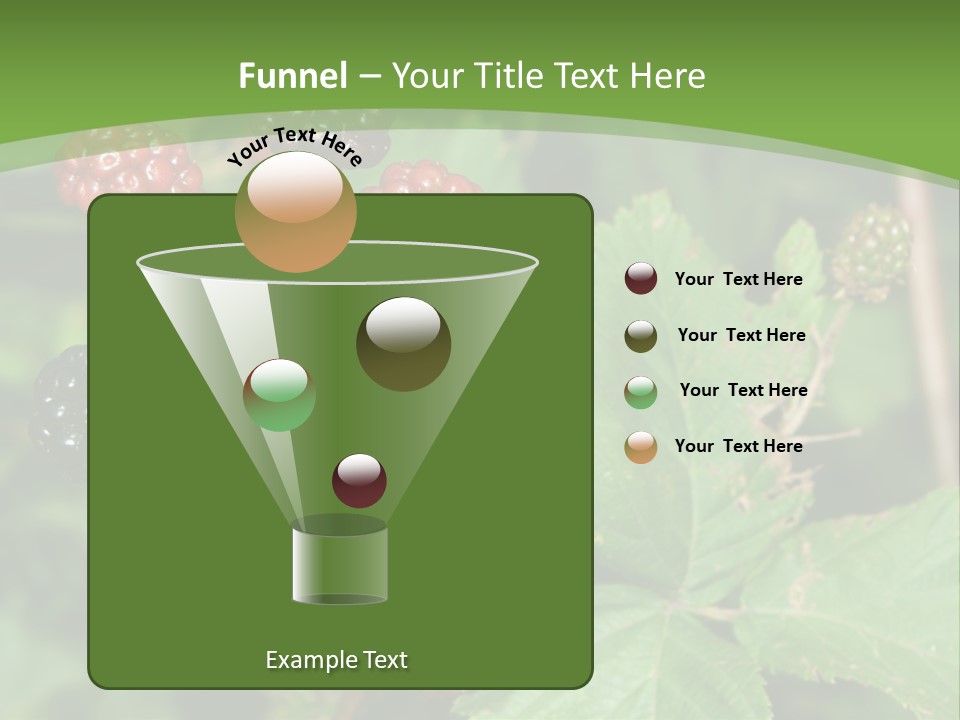 Macro Group Eating PowerPoint Template