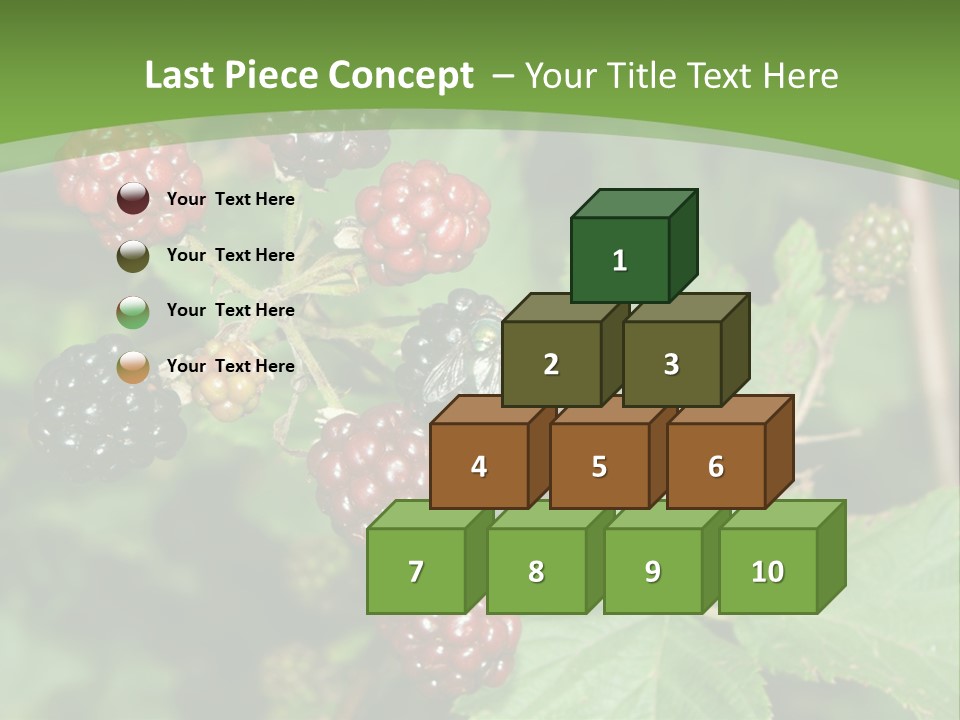 Macro Group Eating PowerPoint Template