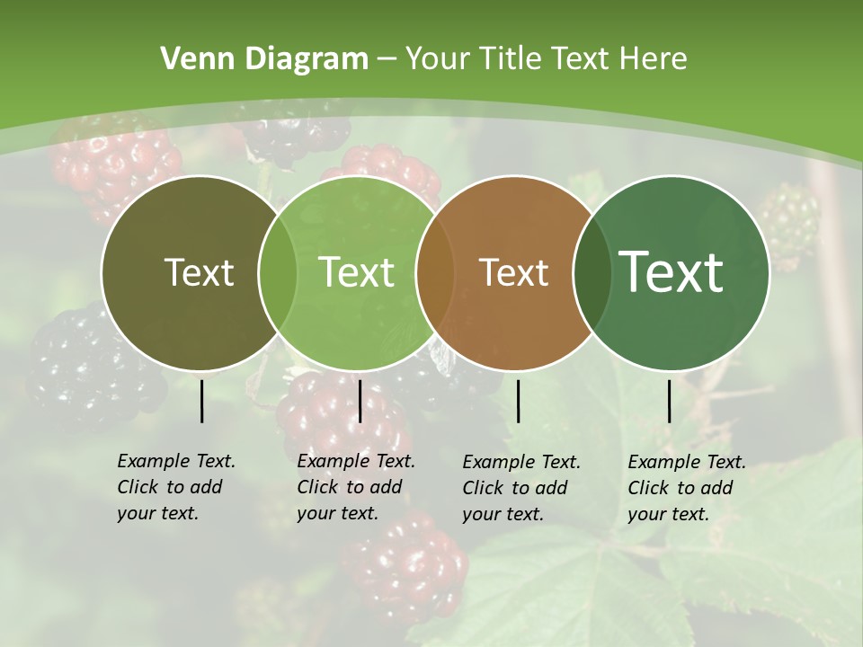 Macro Group Eating PowerPoint Template