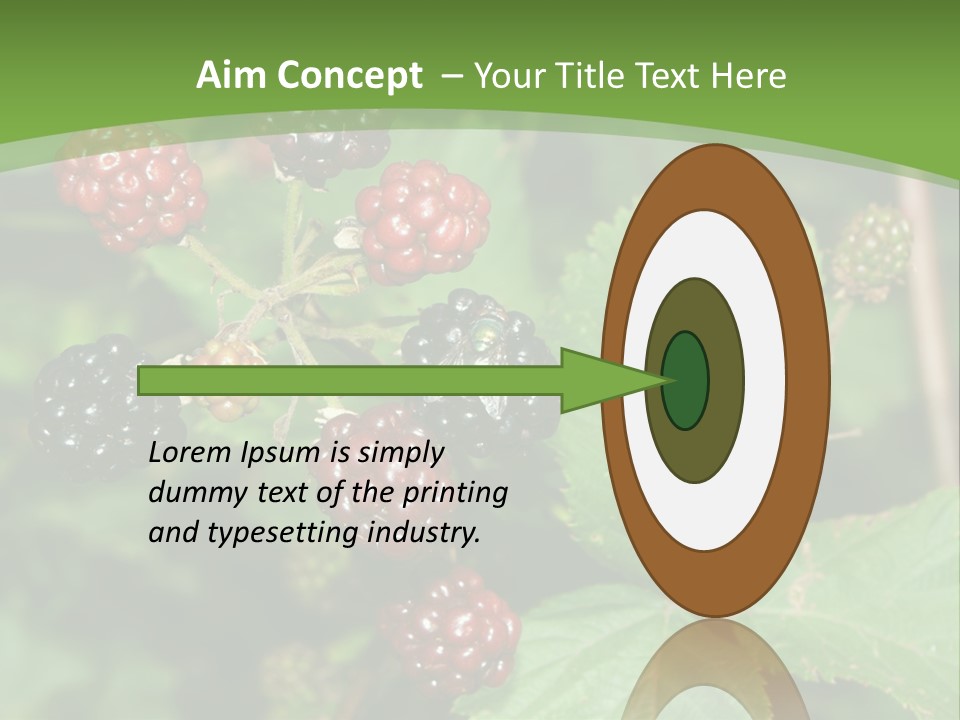 Macro Group Eating PowerPoint Template