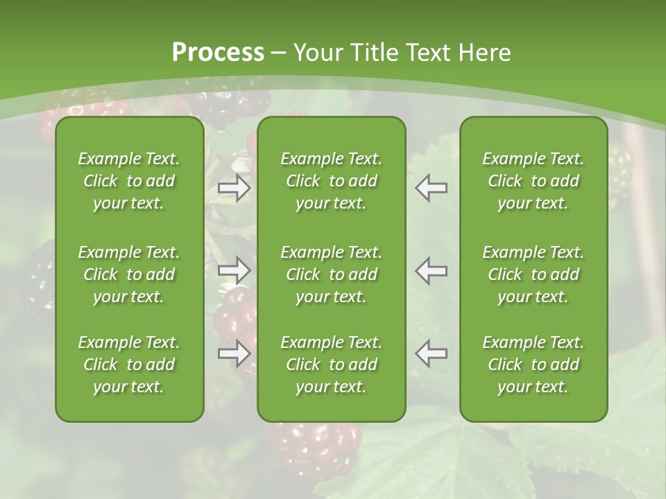 Macro Group Eating PowerPoint Template