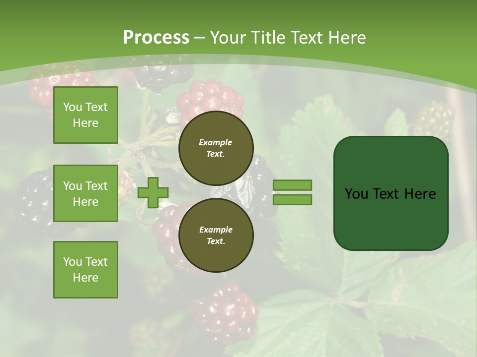 Macro Group Eating PowerPoint Template