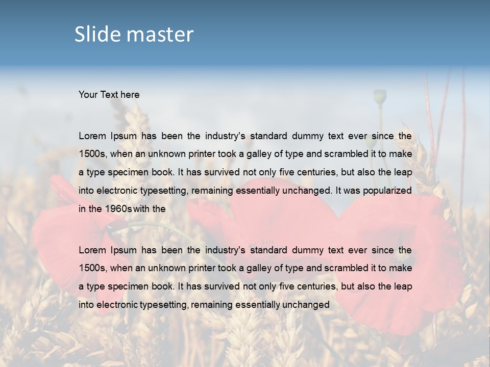 Countryside Agriculture Farm PowerPoint Template