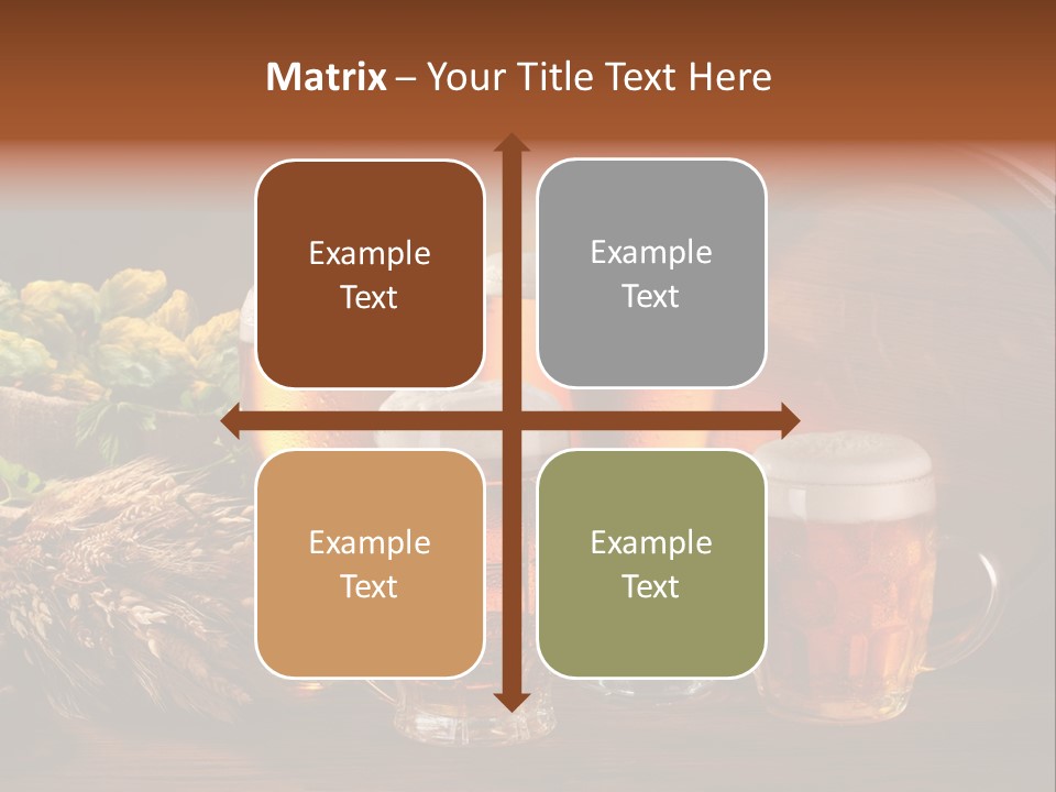 Mug Pub Hops PowerPoint Template