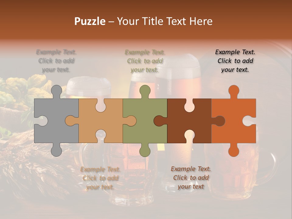 Mug Pub Hops PowerPoint Template
