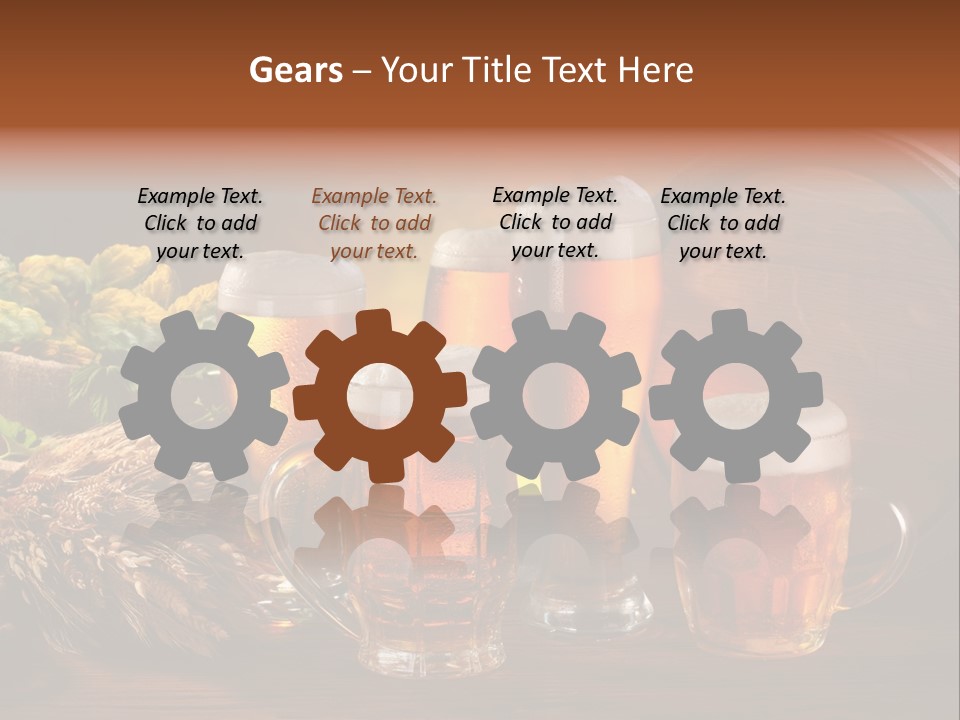 Mug Pub Hops PowerPoint Template