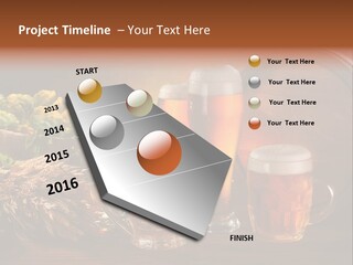 Mug Pub Hops PowerPoint Template