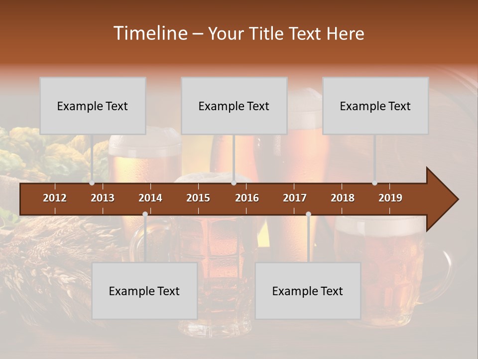 Mug Pub Hops PowerPoint Template