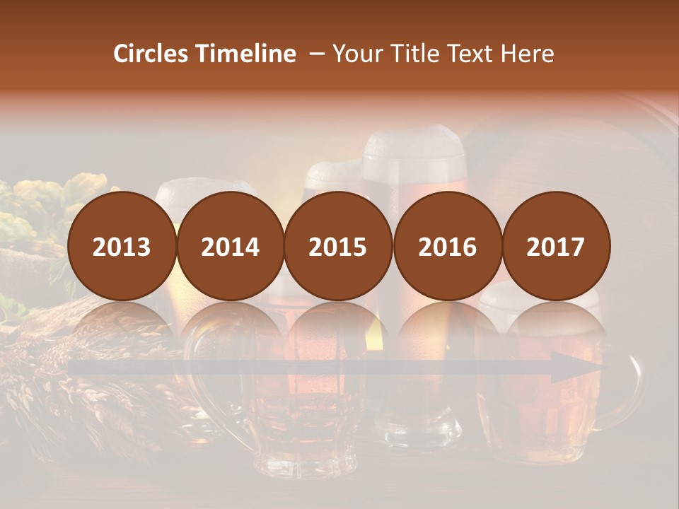 Mug Pub Hops PowerPoint Template