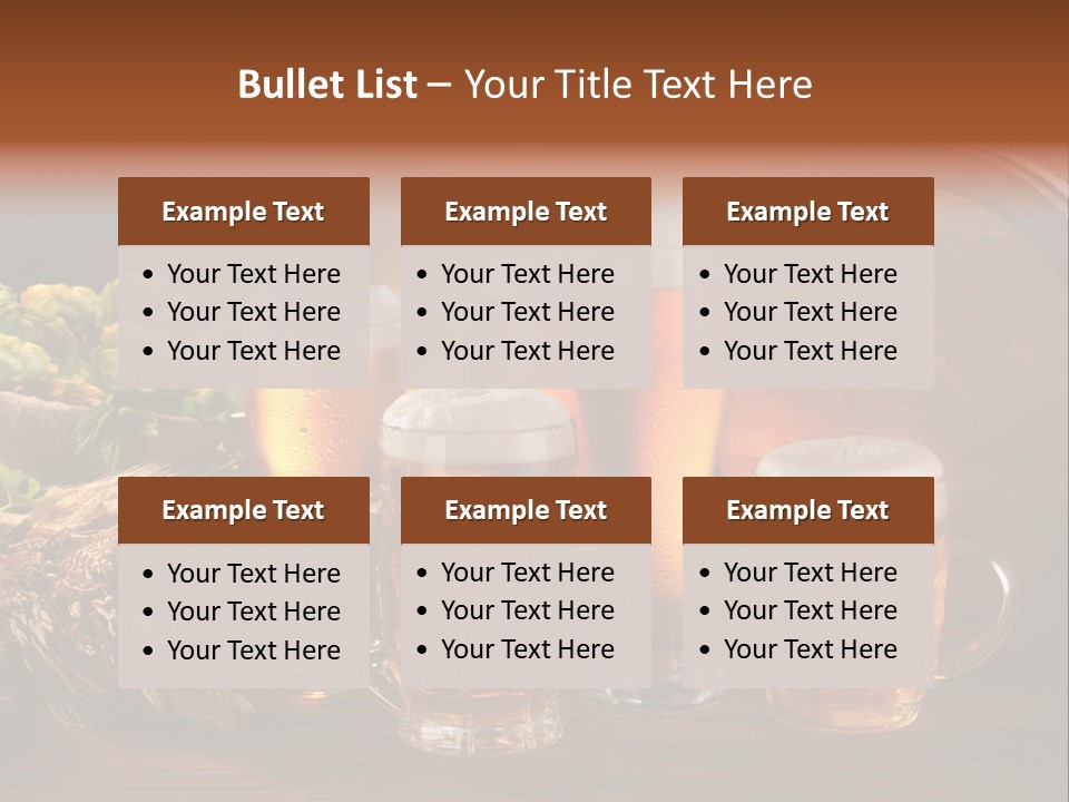 Mug Pub Hops PowerPoint Template