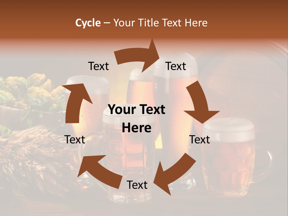 Mug Pub Hops PowerPoint Template