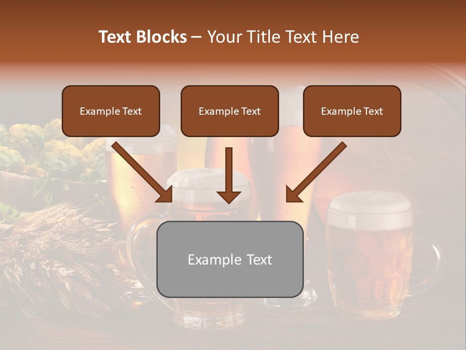 Mug Pub Hops PowerPoint Template
