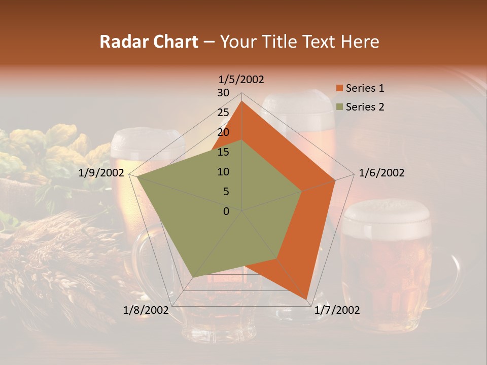 Mug Pub Hops PowerPoint Template