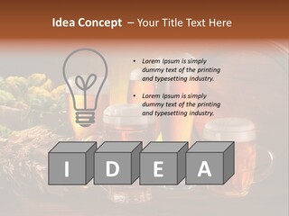 Mug Pub Hops PowerPoint Template