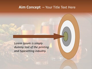 Mug Pub Hops PowerPoint Template
