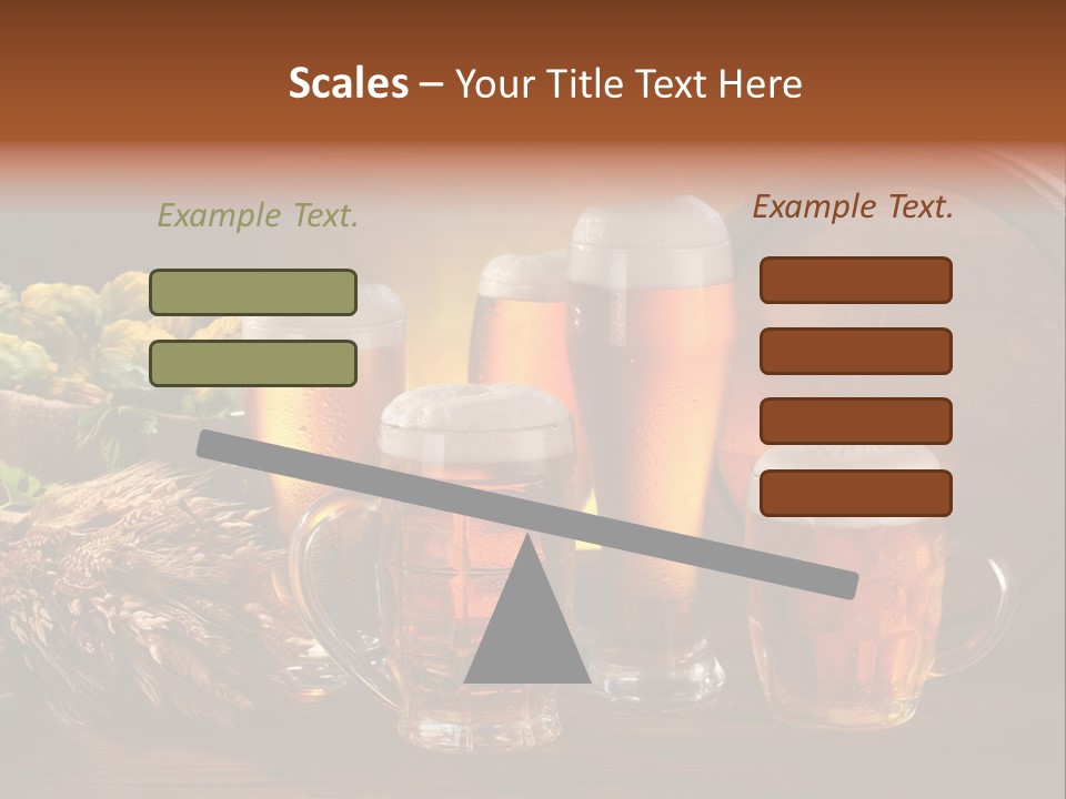 Mug Pub Hops PowerPoint Template